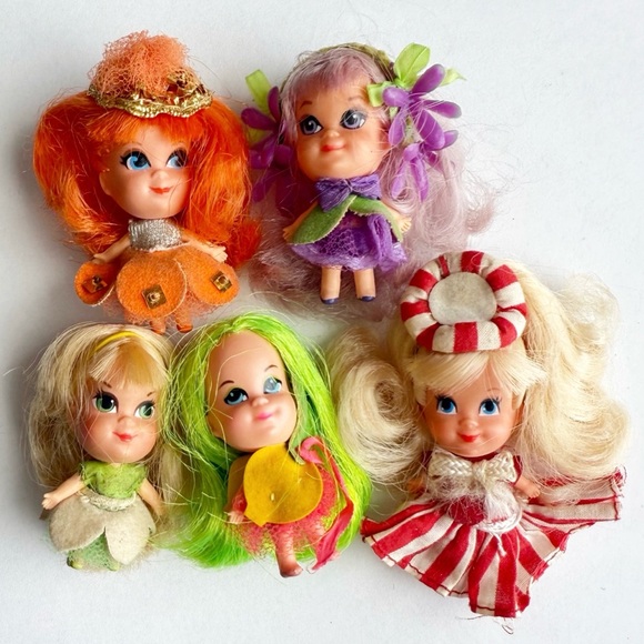 Liddle Kiddle Dolls Lot Violet Peppermint Sweet Treat...